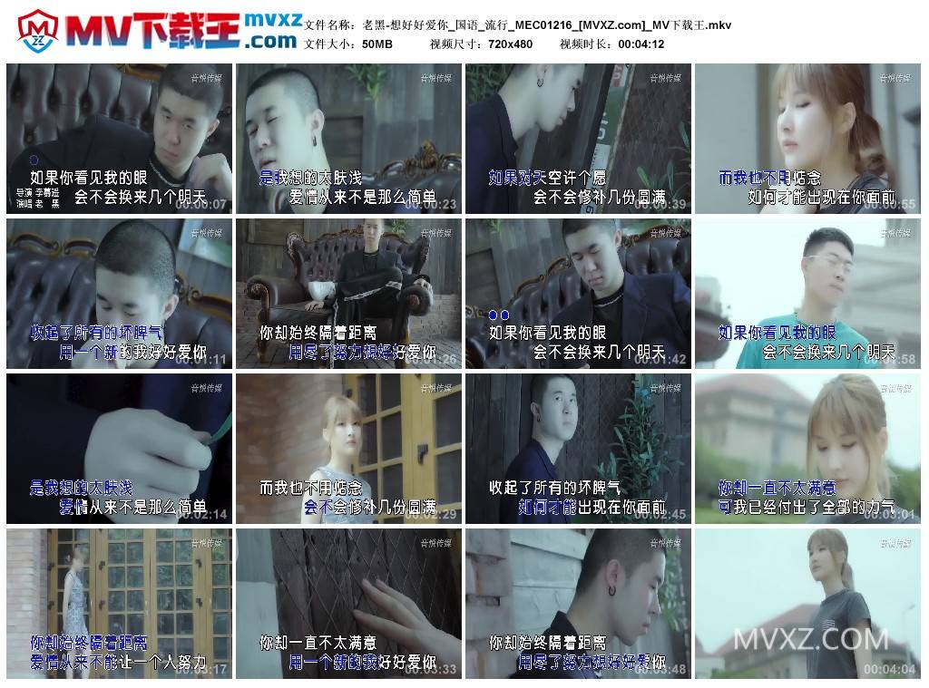 老黑-想好好爱你_国语_流行_MEC01216